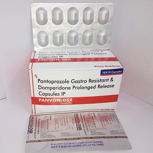 Pantoprazole Gastro Resistant & Domperidone Prolonged Release Capsules IP