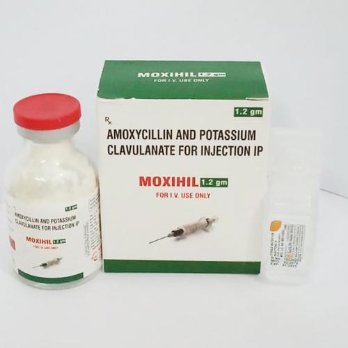 Amoxycillin and potassium clavulanate for injection ip