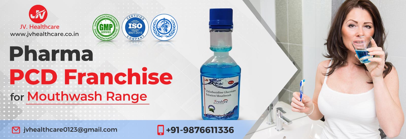 Pharma PCD franchise for mouthwash range