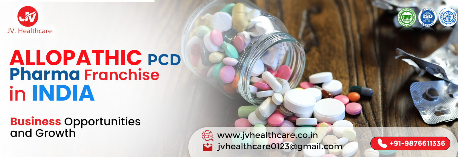 Allopathic PCD Pharma Franchise in India: Business Opportunities and Growth | JV Healthcare